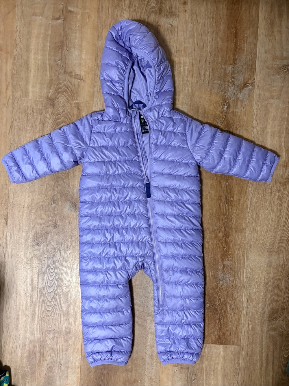 Primary Hooded One Piece Puffer Jumpsuit 12-18mo